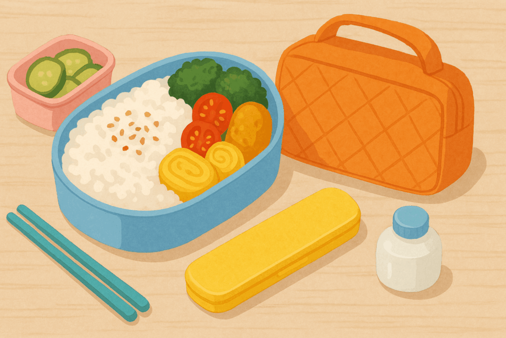 夏のお弁当作り