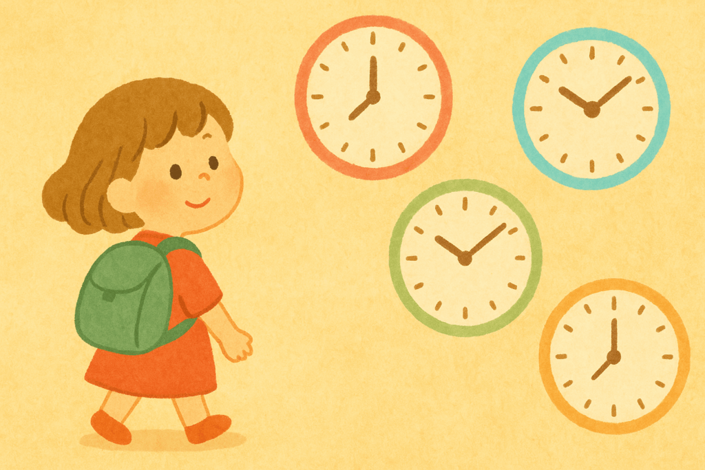 学童で過ごす子どもと時間経過